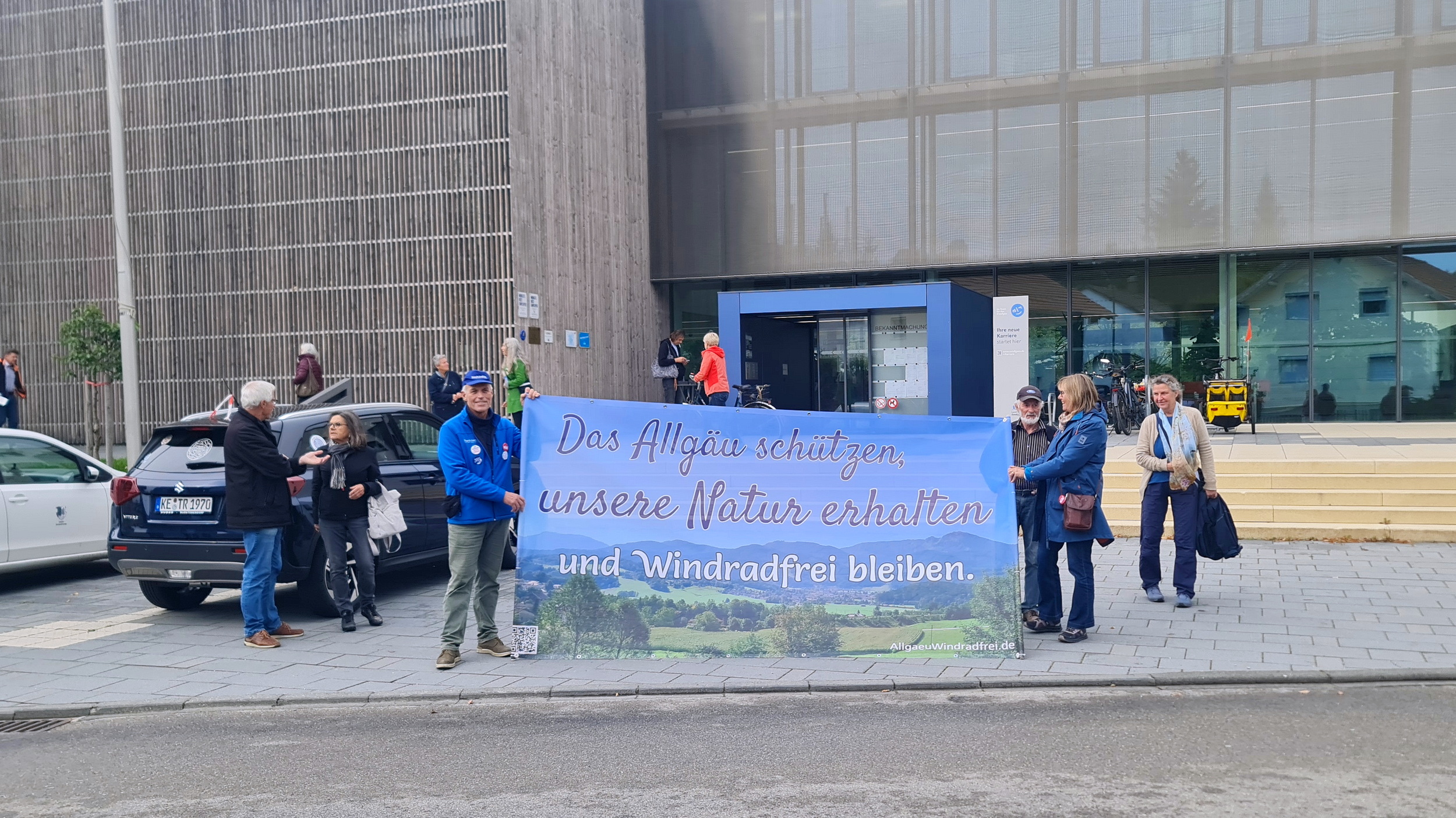 Protest am 29.09.2025 vor LRA Marktoberdorf
